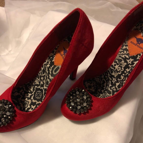 Rocket Dog Shoes 65 Rocket Dog Red Satin Shoes Poshmark